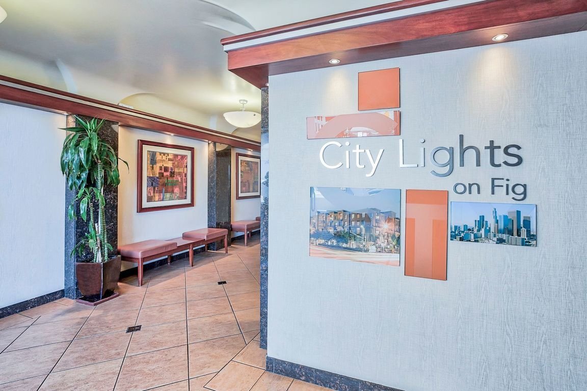 interior view of City Lights on Fig apartments